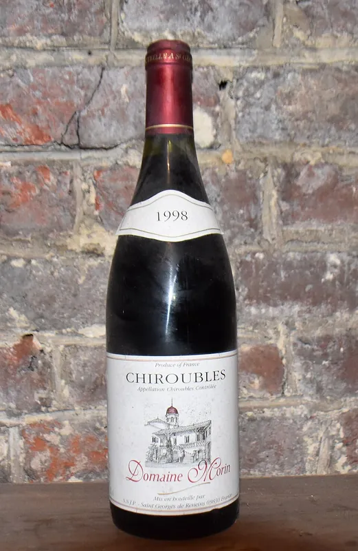 Chiroubles wine label