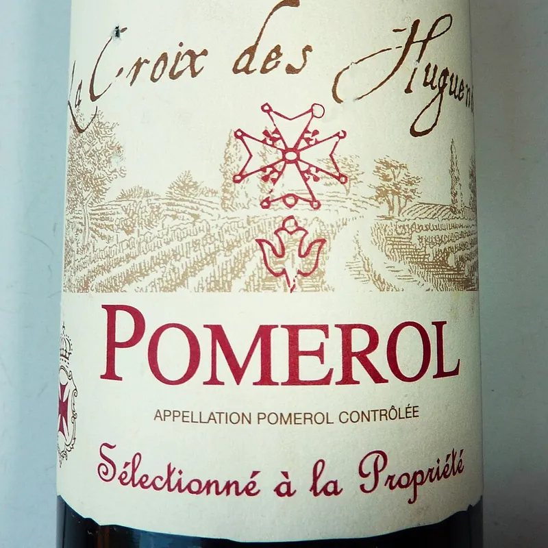 Pomerol wine label