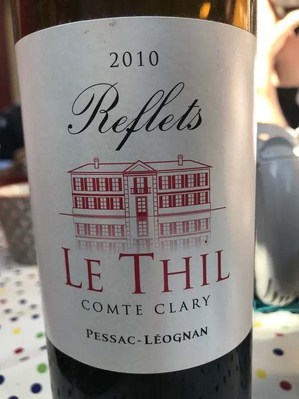 Pessac-Léognan wine label