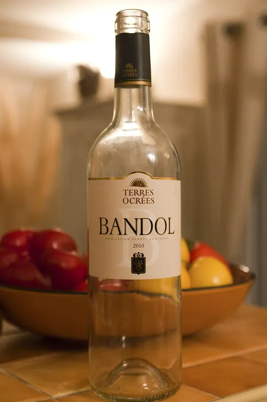 Bandol wine label
