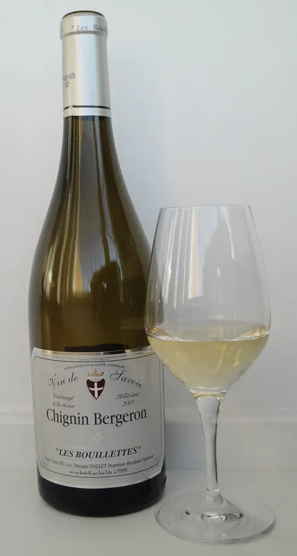 Chignin-Bergeron wine label